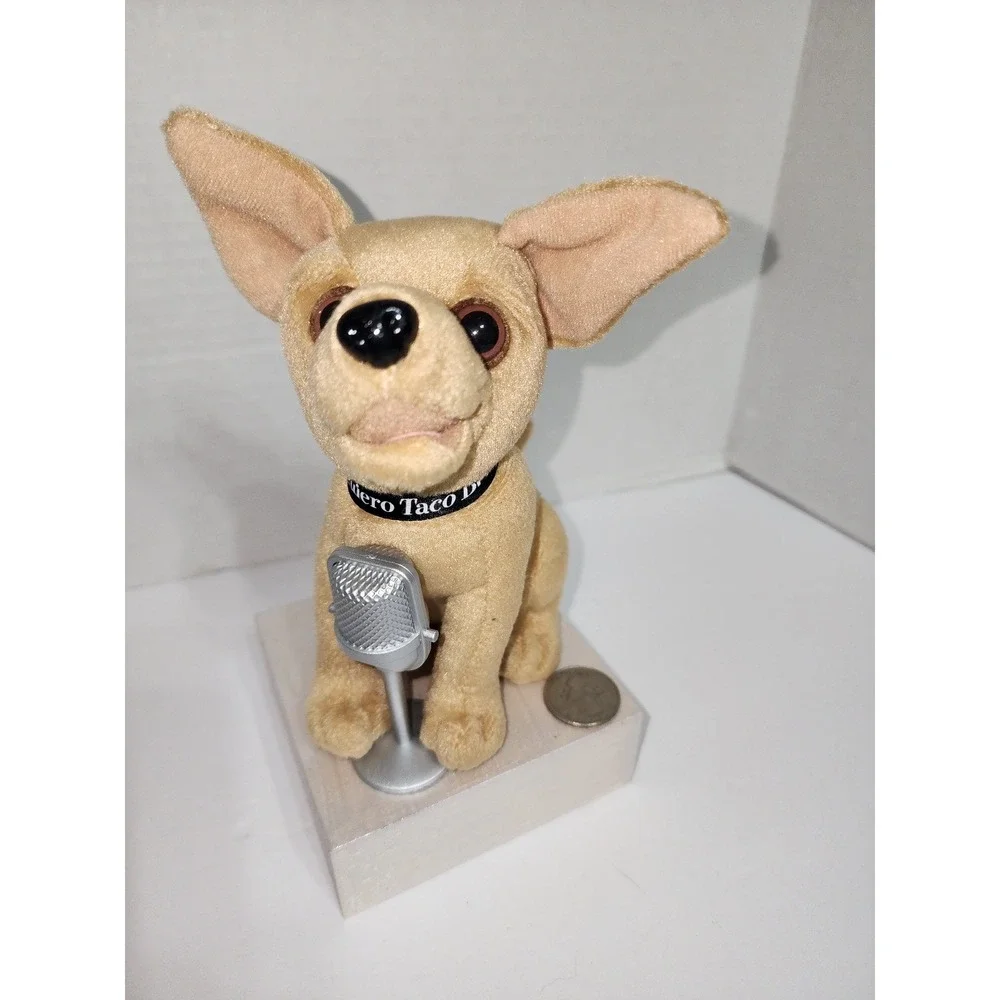 Vintage Yo Quiero Taco‎ Bell Chihuahua Plush with microphone